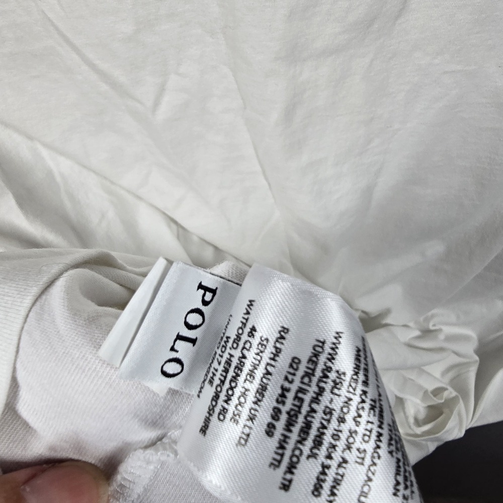 Polo Ralph Lauren Shirt Mens‎ 4XL White Pocket Embroidered Pony Logo Classic Tee - Picture 6 of 8